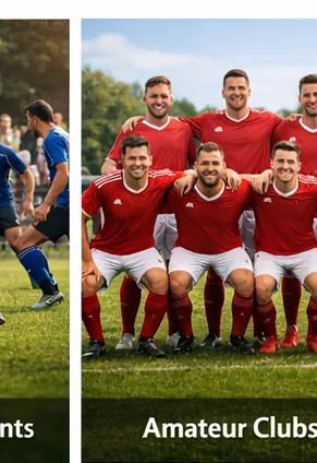 Amateur football club team photo